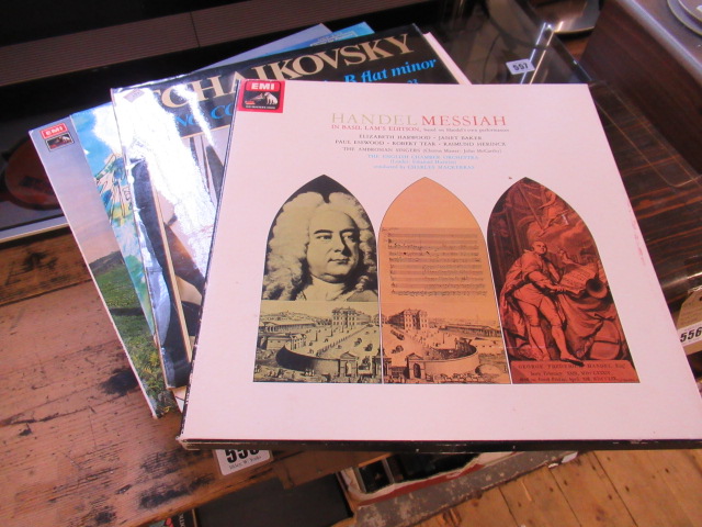 BOXED HANDEL'S  MESSIAH RECORD AND OTHERS Image