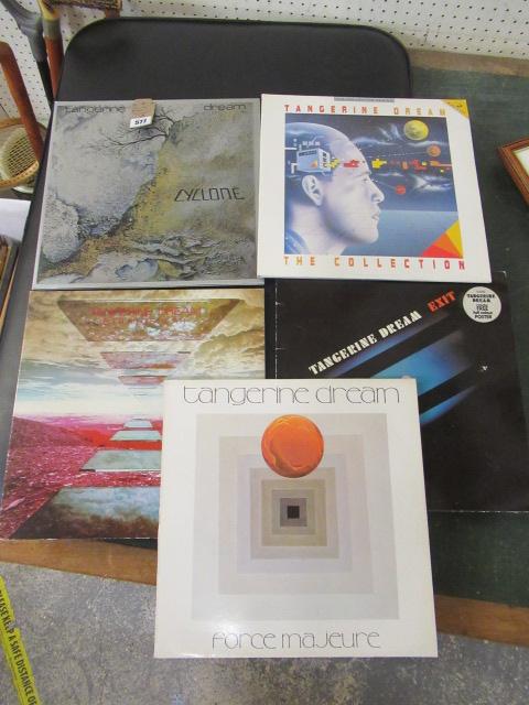 FIVE TANGERINE DREAM LP RECORDS  Image