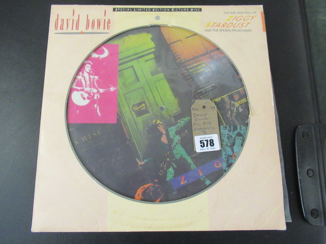 DAVID BOWIE PICTURE DISC RECORD  RCABOPIC-3 Image