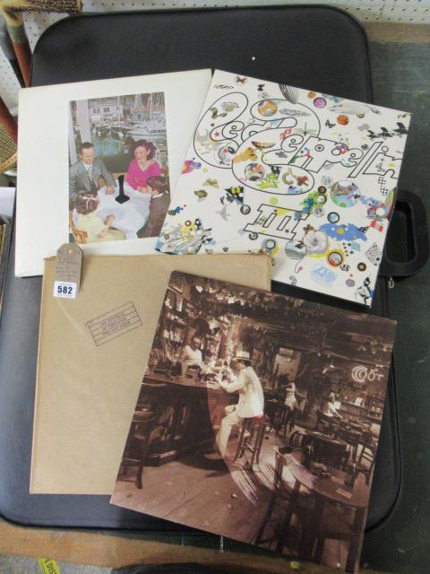 THREE LED ZEPPLIN RECORDS INCLUDING IN THROUGH THE OUTDOOR LP Image