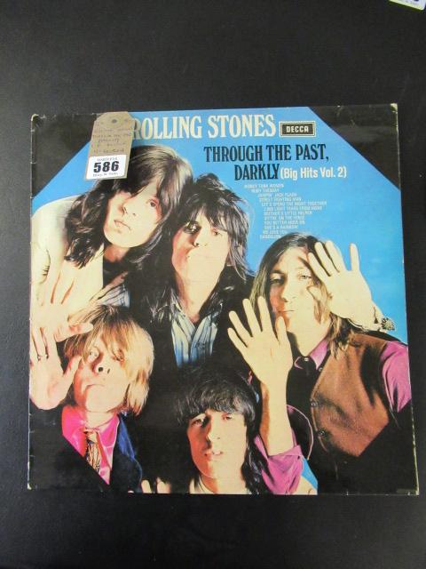 ROLLING STONES   THROUGH THE PAST DARKLEY   LP RECORD SKL5019 Image
