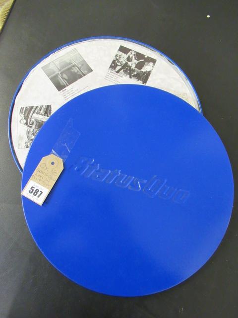 STATUS QUO LP RECORD SET IN BLUE TIN Image