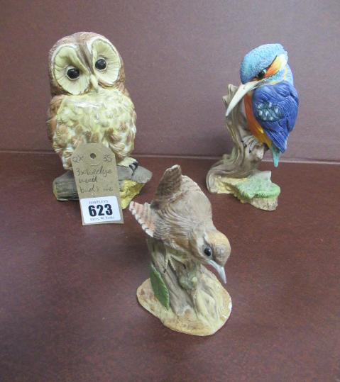 THREE WEDGWOOD BIRDS Image