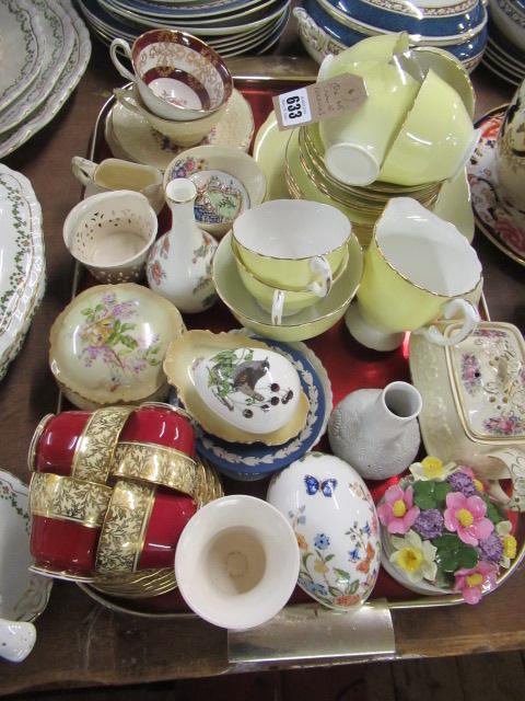 TRAY OF CERAMICS Image