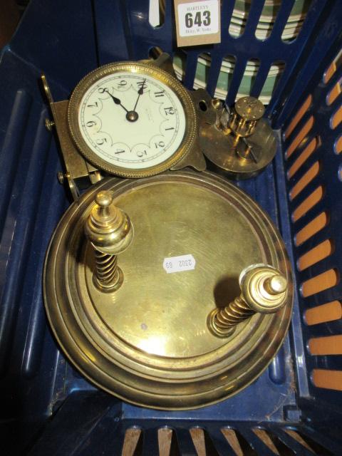 BRASS CLOCK (FOR REPAIR) Image
