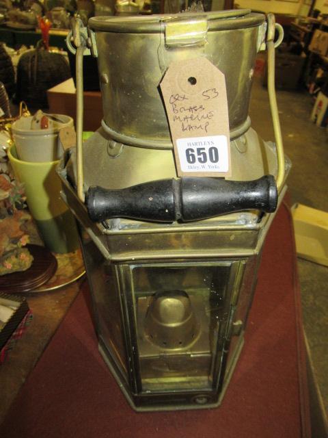 BRASS MARINE LAMP Image