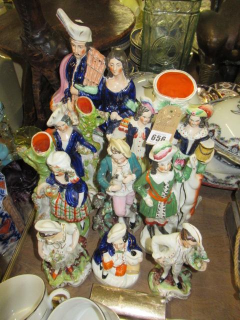 QUANTITY OF STAFFORDSHIRE FLATBACKS Image