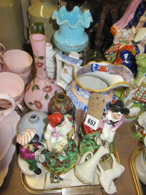 TRAY OF MISCELLANEOUS JUGS AND JARS Image