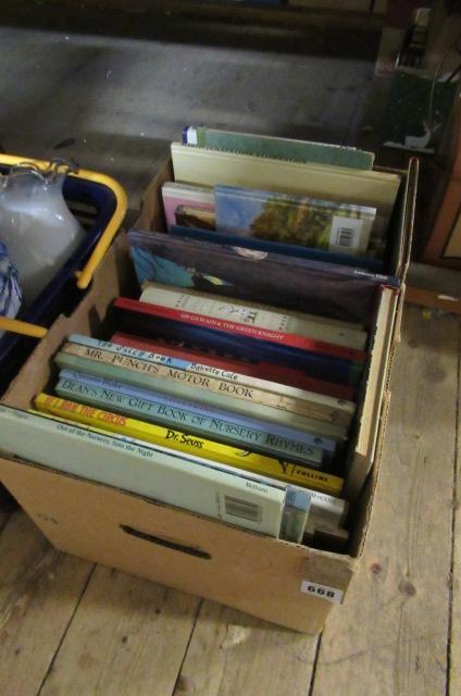 BOX OF ANIMATED AND OTHER CHILDRENS BOOKS Image