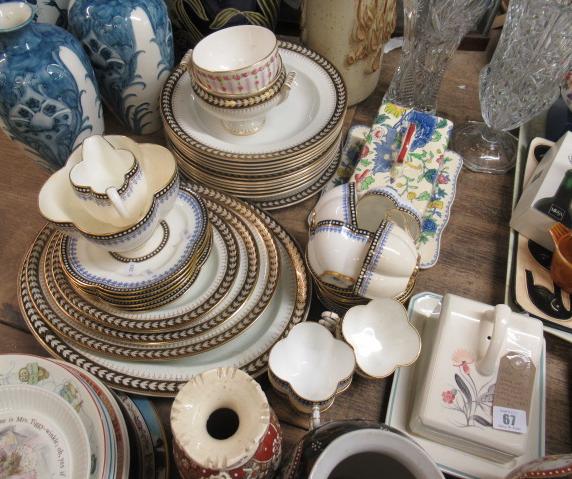 QUANTITY OF COALPORT  WEDGWOOD AND SUSIE COOPER CERAMICS  Image