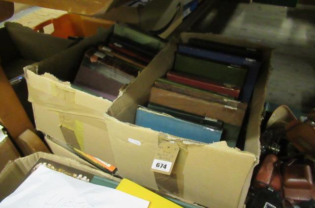 FOUR BOXES OF BOOKS INCLUDING NATURAL HISTORY AND ENTOMOLOGY Image