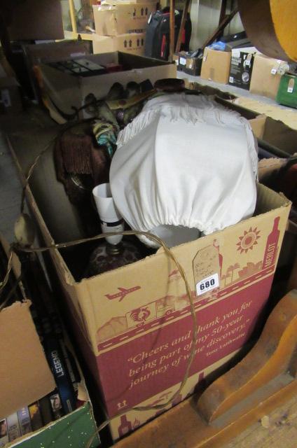 BOX OF TABLE LAMPS Image