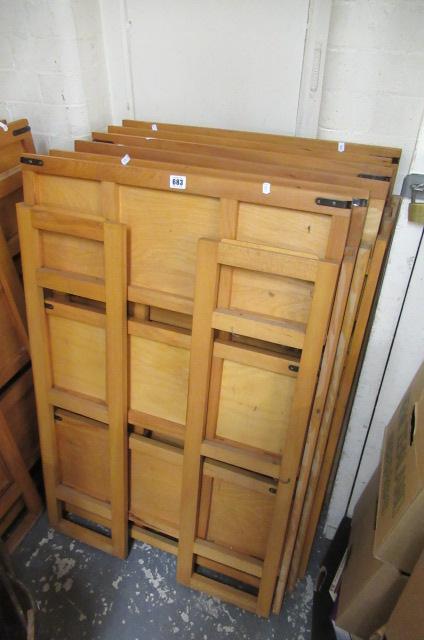 SIX FOLDING SHELVING UNITS Image