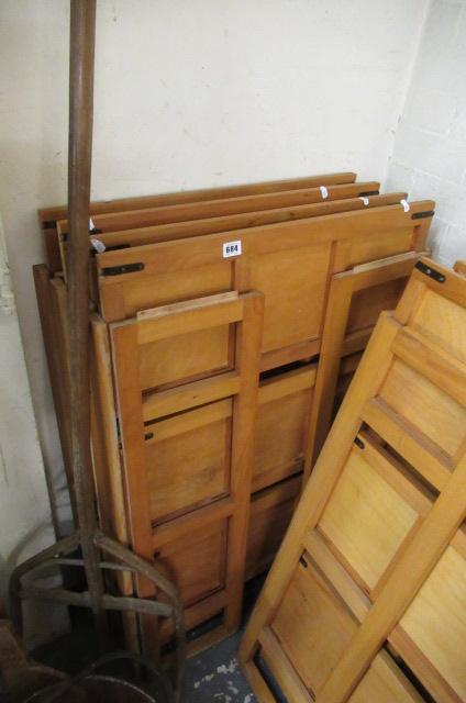 FOUR FOLDING SHELVING UNITS Image