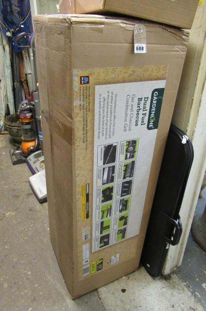 UNUSED BOXED GAS FLASH CHARCOAL BBQ Image