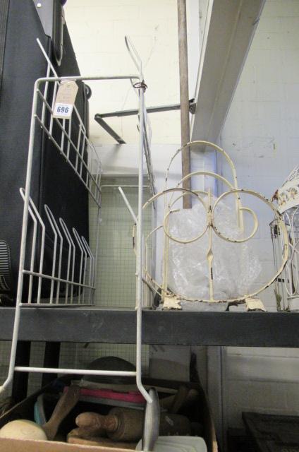 COPPER POSSER AND TWO GARDEN RACKS Image
