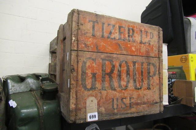 TWO WOODEN CRATES Image