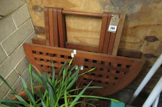 FOLDING GARDEN TABLE Image