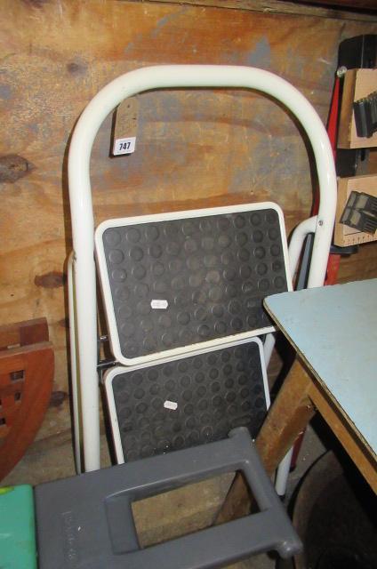 SMALL STEP LADDER AND GARDEN KNEELER Image
