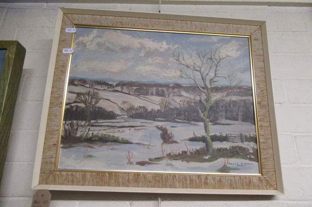 ANGUS RANDS OIL ON BOARD Image