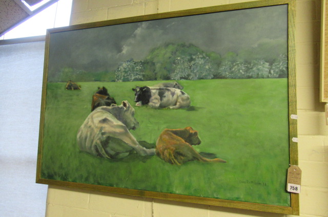 OIL ON CANVAS BY DES PATTISON Image