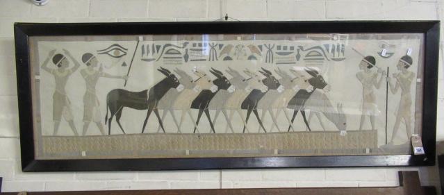FRAMED EGYPTIAN TAPESTRY Image