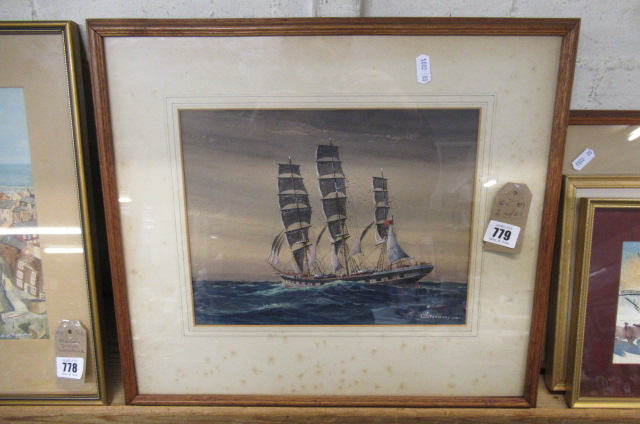 TWO WATERCOLOURS Image