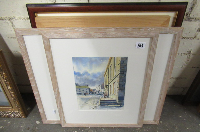 TWO WATERCOLOURS BY GARFORTH AND TWO PRINTS Image