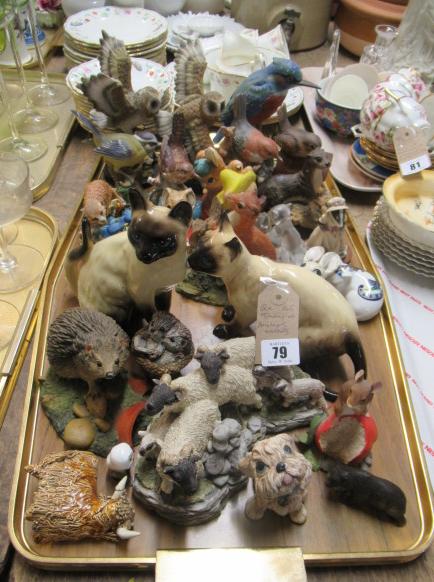TRAY OF ANIMAL ORNAMENTS Image