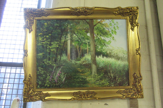 OIL ON CANVAS    LANDSCAPE Image