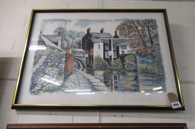 JEAN E BARKER WATERCOLOUR Image
