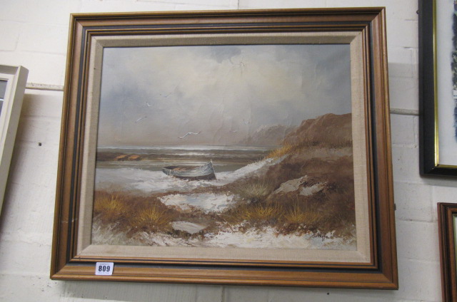 FRAMED OIL ON CANVAS Image