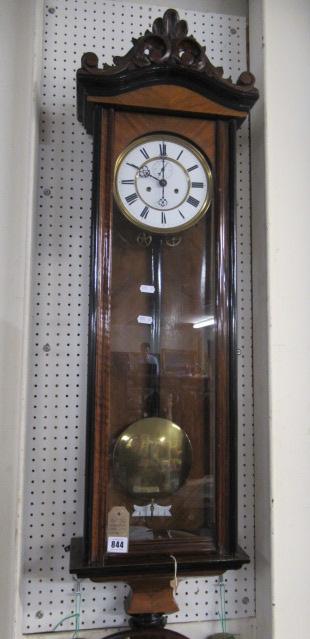 MAHOGANY CASED WALL CLOCK Image