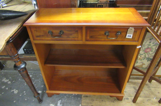 BOOKCASE WITH TWO DRAWERS Image