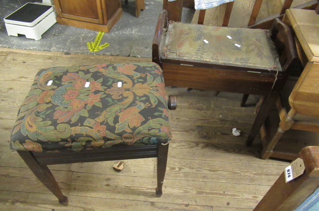 TWO PIANO STOOLS Image