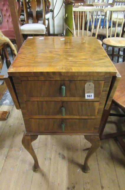 DROP LEAF THREE DRAWER CABINET Image