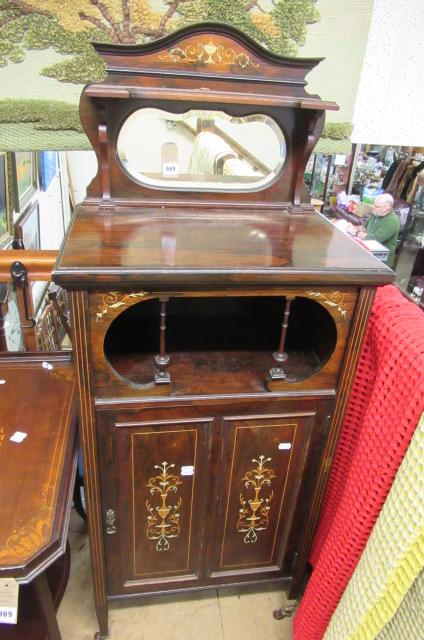 ROSEWOOD INLAID CABINET Image