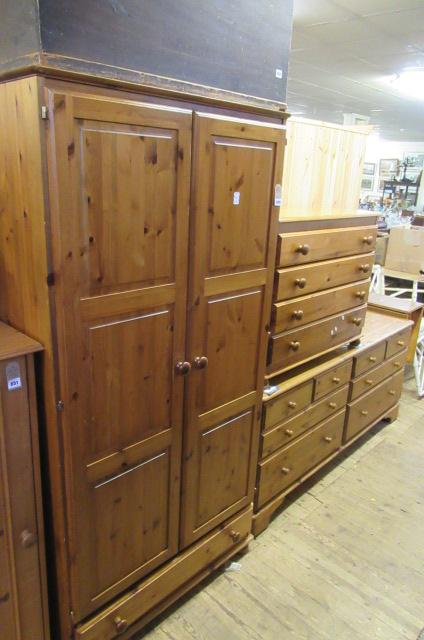 THREE PIECE PINE BEDROOM SUITE Image