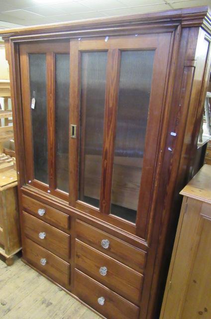 PITCH PINE CUPBOARD Image