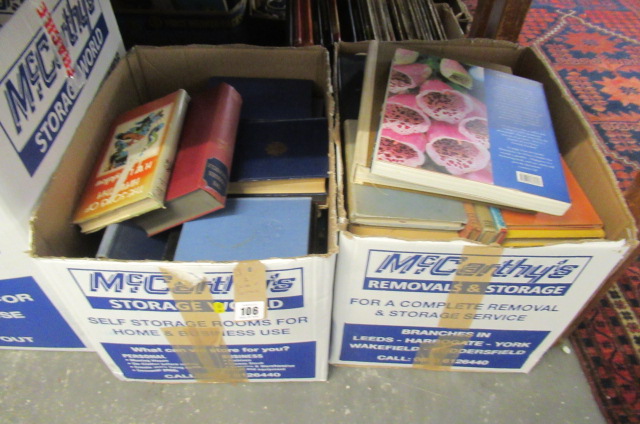 TWO BOXES OF BOOKS Image