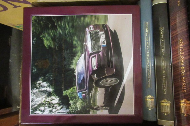 BOX OF ROLLS ROYCE BOOKS Image