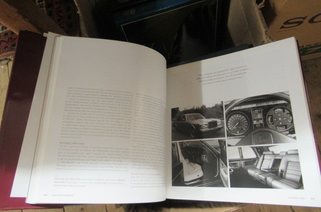 BOX OF ROLLS ROYCE BOOKS Image