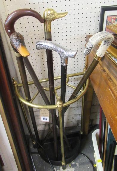 STICK STAND AND CONTENTS Image