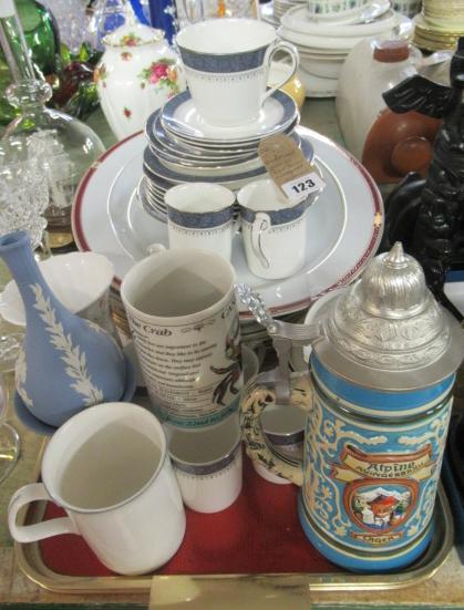 QUANTITY OF ROYAL DOULTON  WEDGWOOD AND JASPER WARE ETC Image