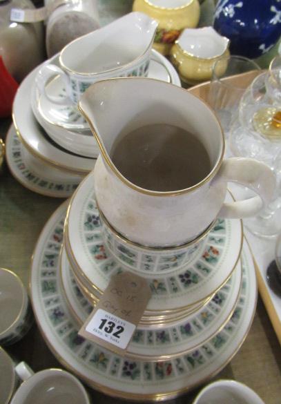 QUANTITY OF ROYAL DOULTON TAPESTRY PATTERN TEA SERVICE Image