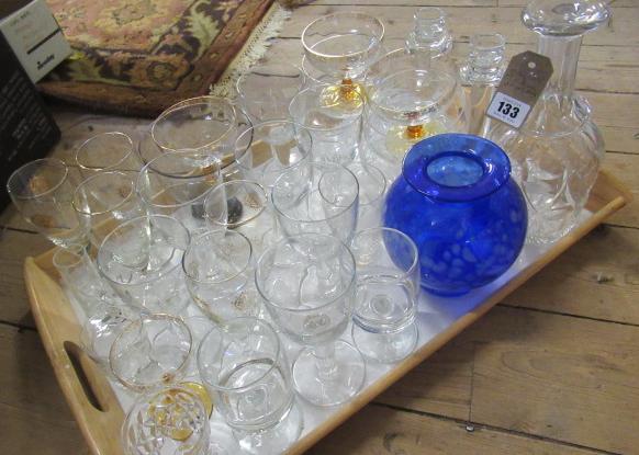 TWO TRAYS OF GLASS Image