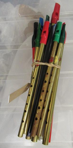 QUANTITY OF TIN WHISTLES Image