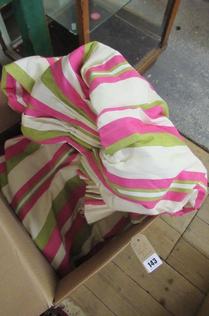 BOX OF FABRIC AND CURTAINS Image