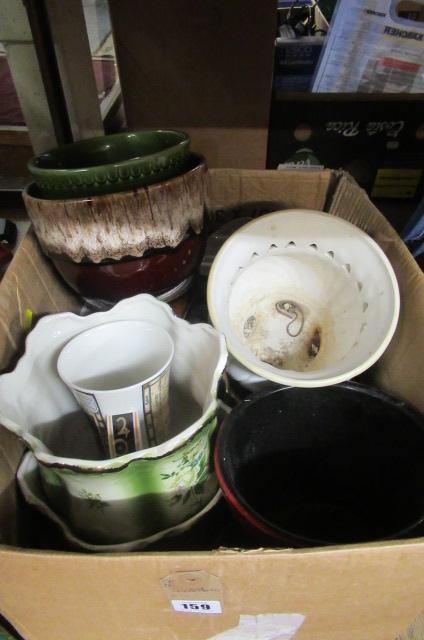 BOX OF PLANTERS ETC Image