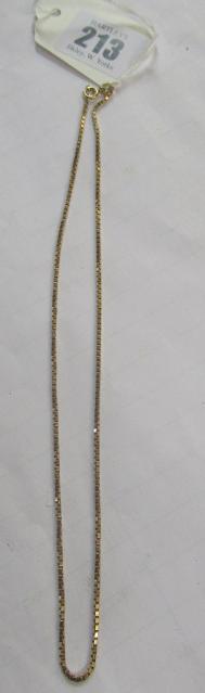 9CT GOLD BOX LINK CHAIN Image